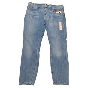 Levi's Blue Signature Jeans Mid Rise Skinny Womens Size 22 New With Tags